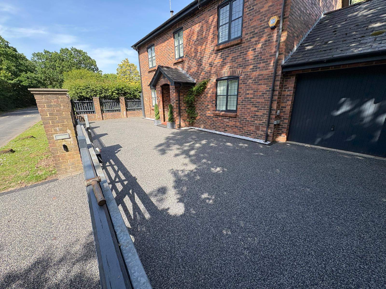 Resin driveway after